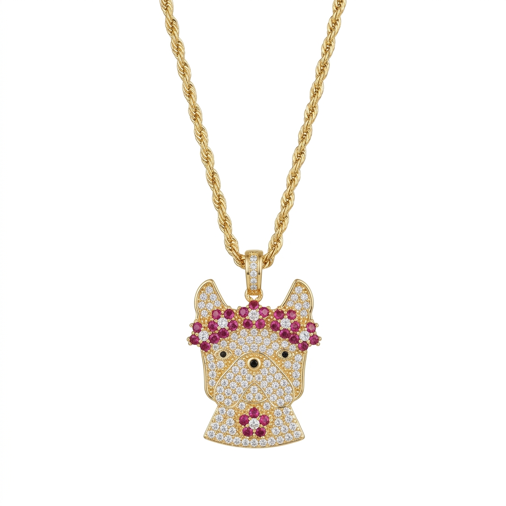 Collar bulldog niña