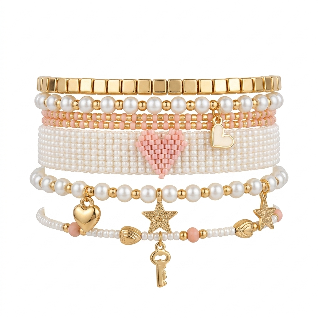 Set de pulseras Ángel