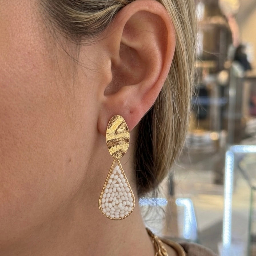 Aros Magda blancos