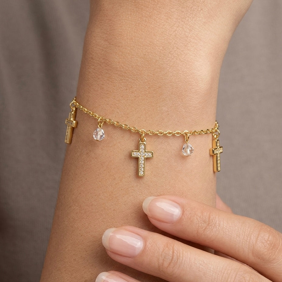 Pulsera cruz