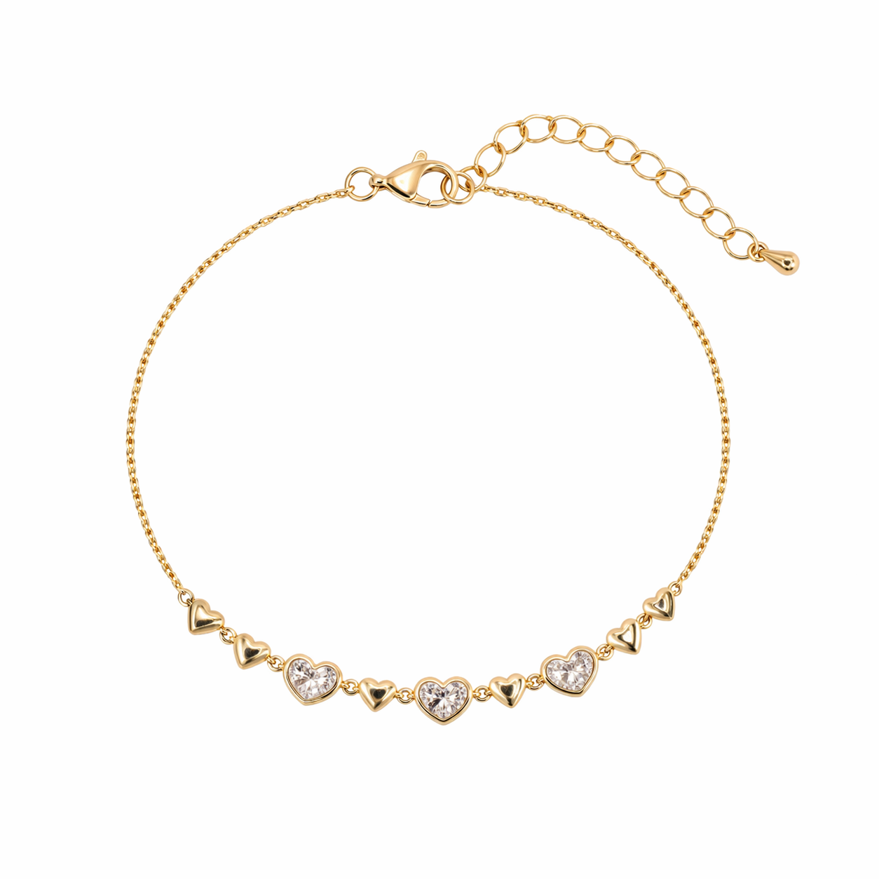 Pulsera Corazones