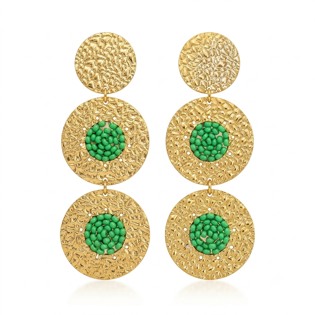 Aros tejidos Verdes