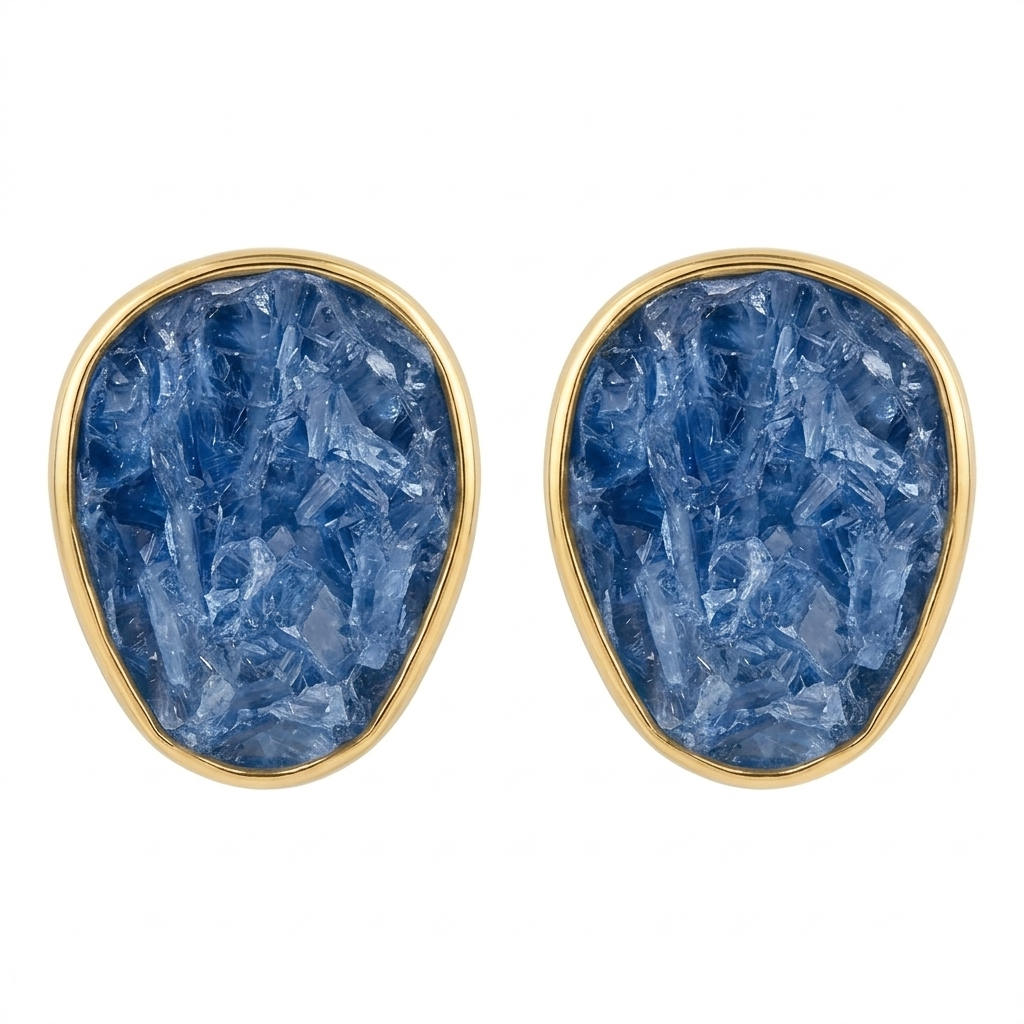 Aros Cianita azul