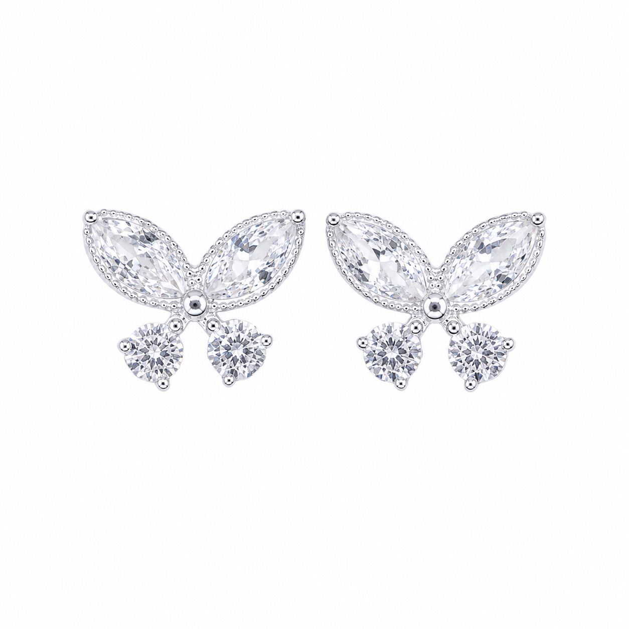 Aro Mariposa plata