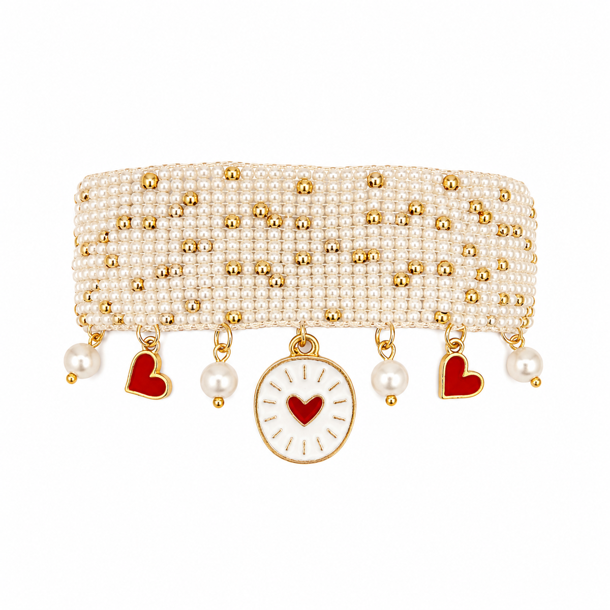 Pulsera tejida Love