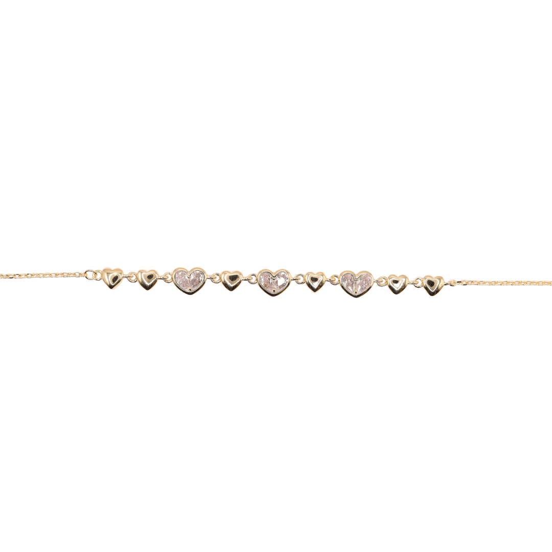 Pulsera Corazones