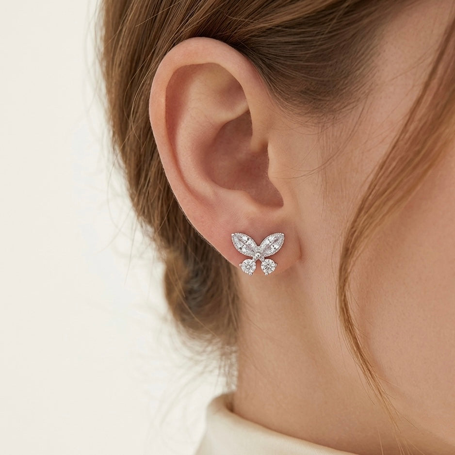 Aro Mariposa plata