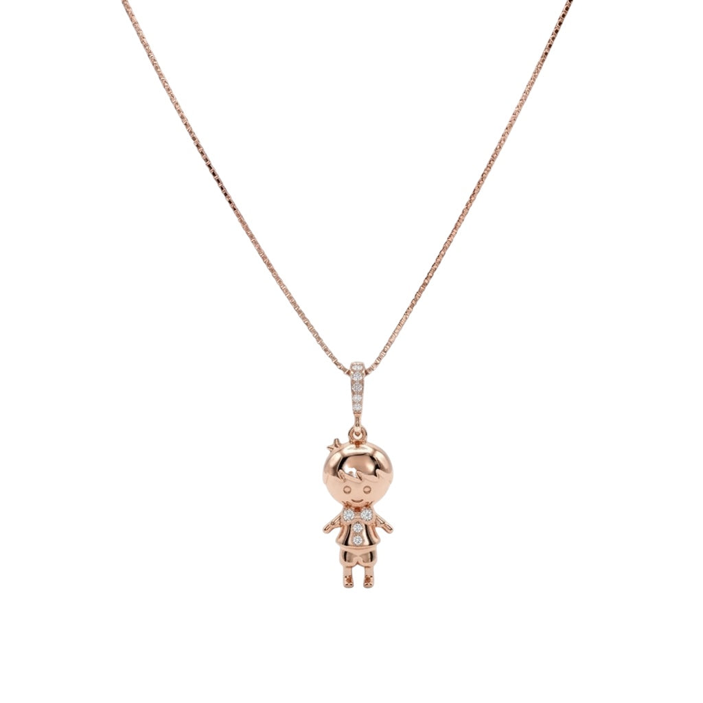 Collar niño oro rosa