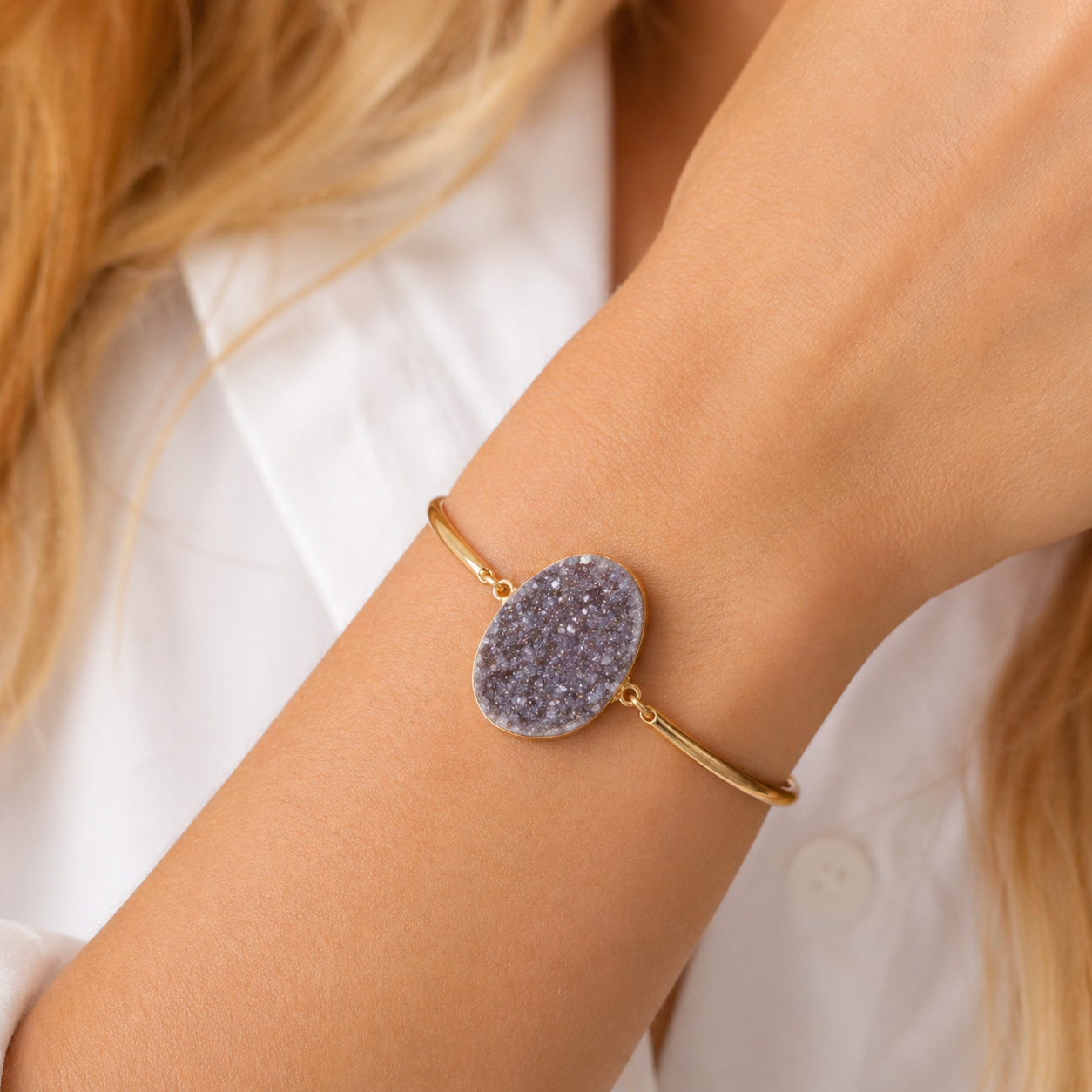 Pulsera Amatista drusa