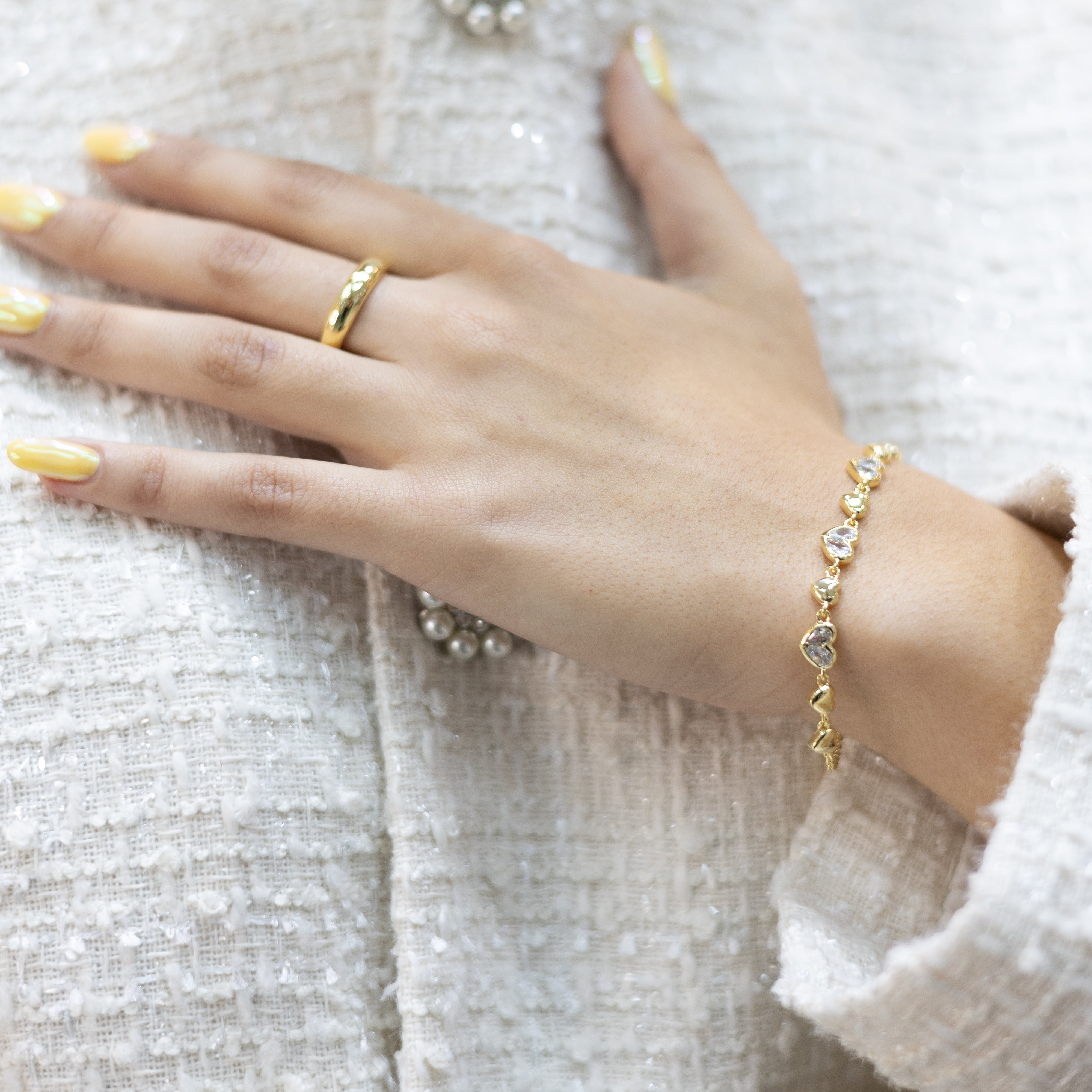 Pulsera Corazones